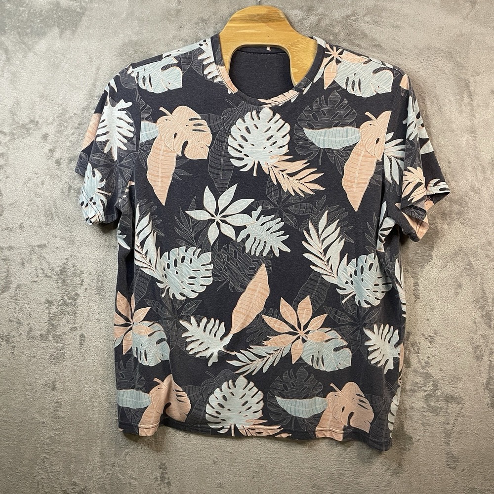 DXL Men's‎ 3XB Short Sleeve Shirt With Floral  Print